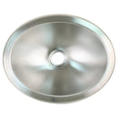 Scandvik Brushed SS Oval Sink - 13.25" x 10.5" [10281]