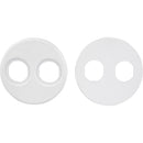 Sea-Dog 4" Gauge Power Socket Adapter Mounting Plate - White [426104-1]