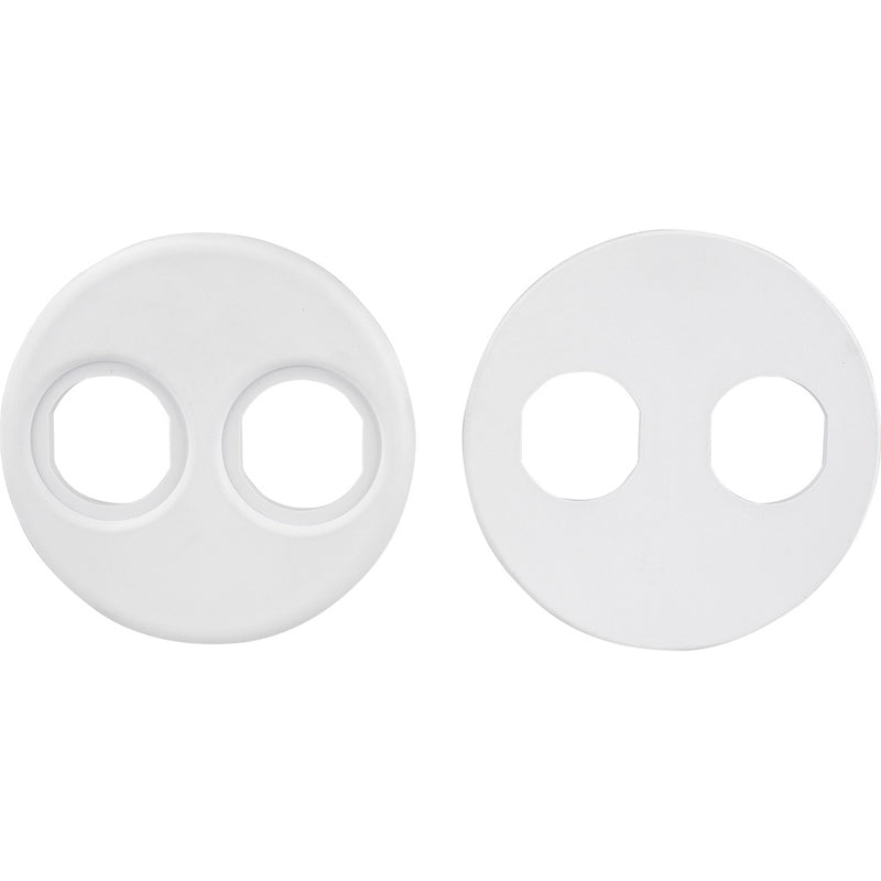 Sea-Dog 4" Gauge Power Socket Adapter Mounting Plate - White [426104-1]