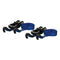 CURT 16 Blue Cargo Straps w/"J" Hooks - 733 lbs - 2 Pack [83020]