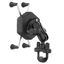 RAM Mount RAM X-Grip Large Phone Mount w/Vibe-Safe  U-Bolt Base - Short [RAM-B-149Z-A-UN10-462]