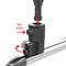 RAM Mount RAM Tube Jr. Holder w/Universal Adapt-A-Post Track Base - 4" Post [RAP-390-SAAPUTU]