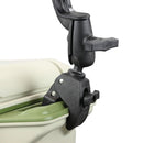 RAM Mount RAM Tube Jr. Rod Holder w/Revolution Arm  RAM Tough-Claw Base [RAP-390-RB-404U]