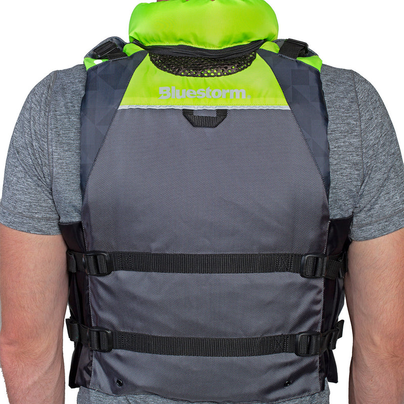 Bluestorm Classic Adult Fishing Life Jacket - Hi-Vis - 2XL/3XL [BS-70B-HVS-2/3X]