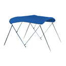 Carver 4 Bow 8' Pontoon Bimini Top w/Boot - Pacific Blue Acrylic [A8SQ4893UB-04]