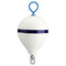 Polyform 17" CM Mooring Buoy w/Steel Iron - White Blue Stripe [CM-3 WH-STR]