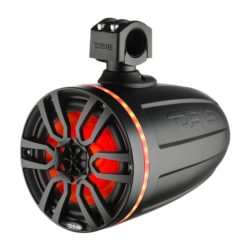 DS18 X Series HYDRO 8" Wakeboard Pod Tower Speaker w/RGB LED Light - 375W - Matte Black [NXL-X8TP/BK]