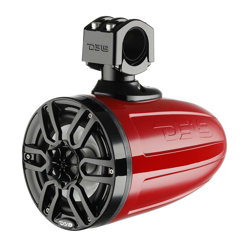 DS18 X Series HYDRO 6.5" Wakeboard Pod Tower Speakers w/RGB LED Light - 300W - Red [NXL-X6TP/RD]