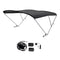 SureShade Battery Powered Bimini - Clear Anodized Frame  Black Fabric [2021133086]