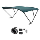 SureShade Battery Powered Bimini - Black Anodized Frame  Green Fabric [2021133099]