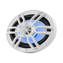 DS18 HYDRO 6 x 9" 2-Way Marine Speakers w/Integrated RGB LED Lights - 375W - White [NXL-69/WH]