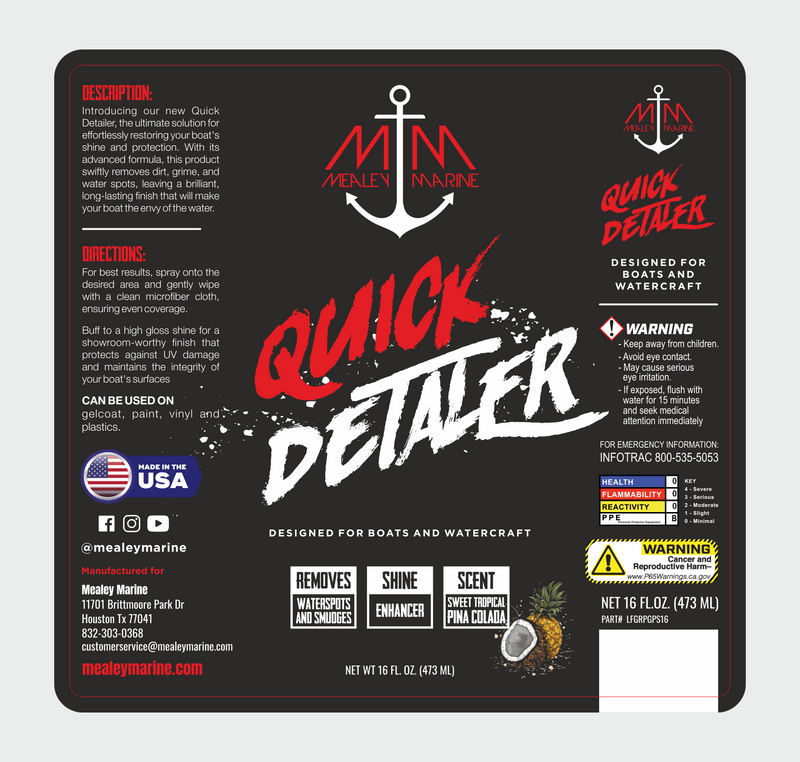 Mealey Marine Quick Detailer