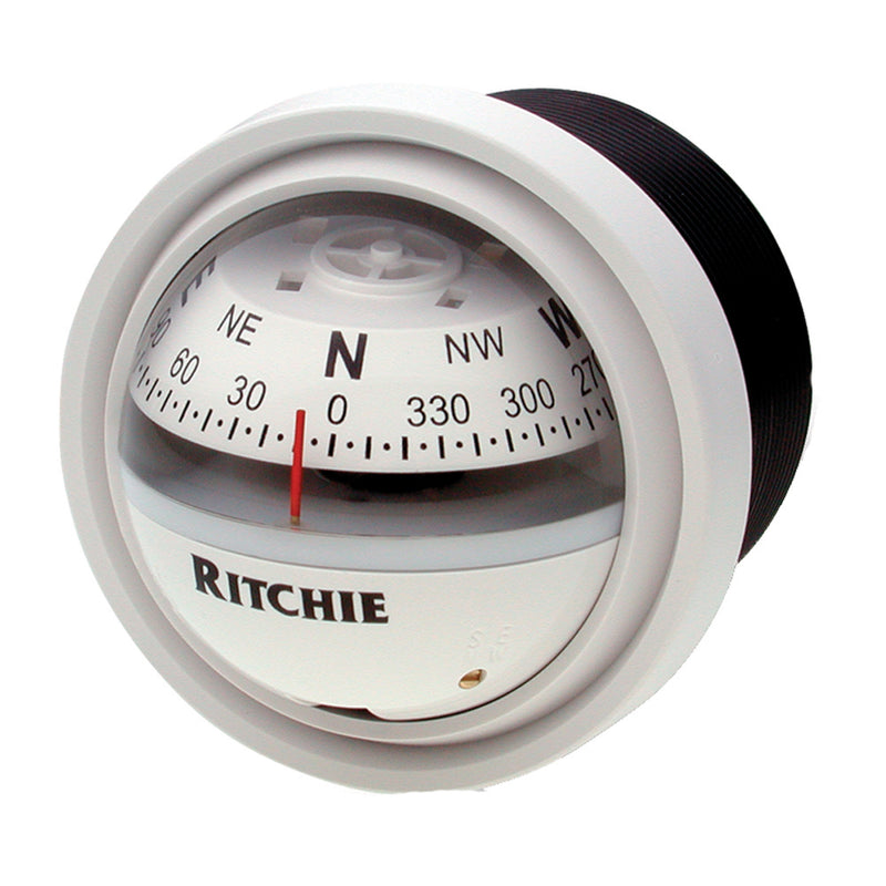 Ritchie V-57W.2 Explorer Compass - Dash Mount - White [V-57W.2] - Mealey Marine