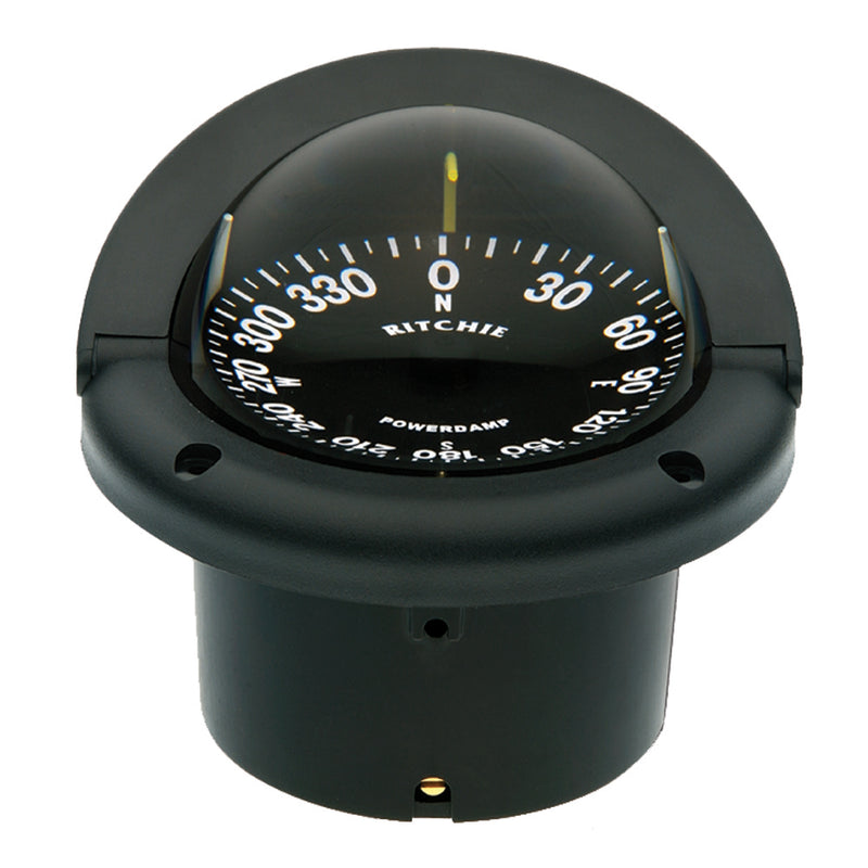 Ritchie HF-742 Helmsman Compass - Flush Mount - Black [HF-742] - Mealey Marine