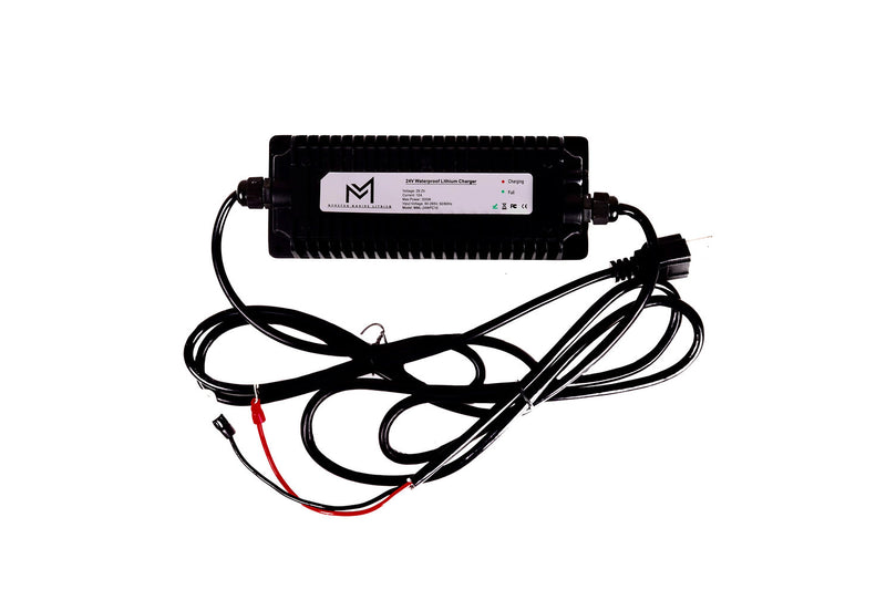 Monster Marine Lithium 12V 60AH Deep Cycle Battery w/ Bluetooth [MML-1260BT] Charger