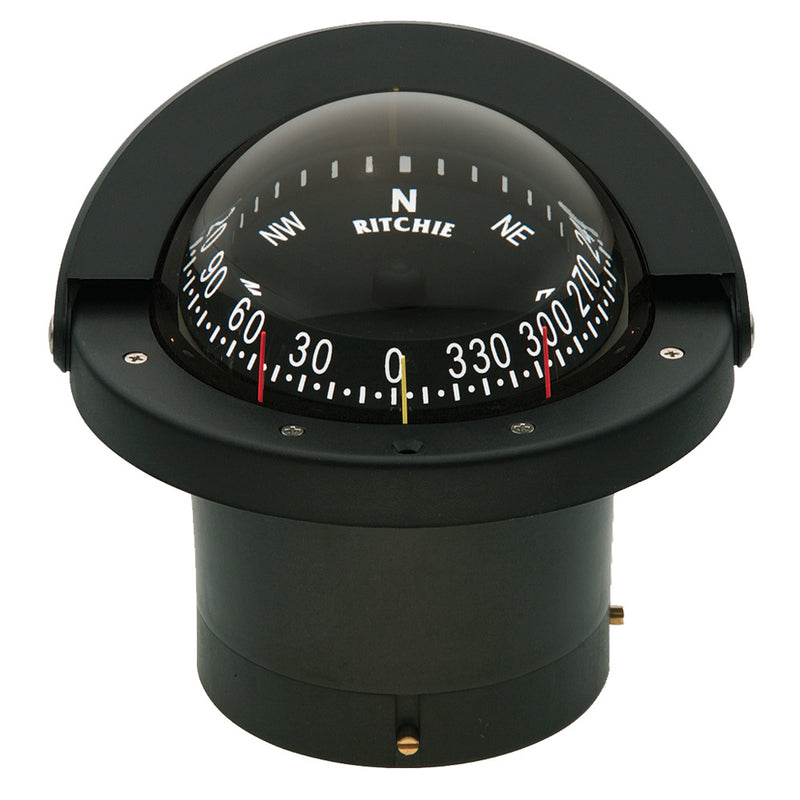 Ritchie FN-203 Navigator Compass - Flush Mount - Black [FN-203] - Mealey Marine