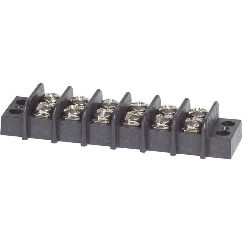 Blue Sea 2406 Terminal Block 20AMP - 6 Circuit [2406] - Mealey Marine