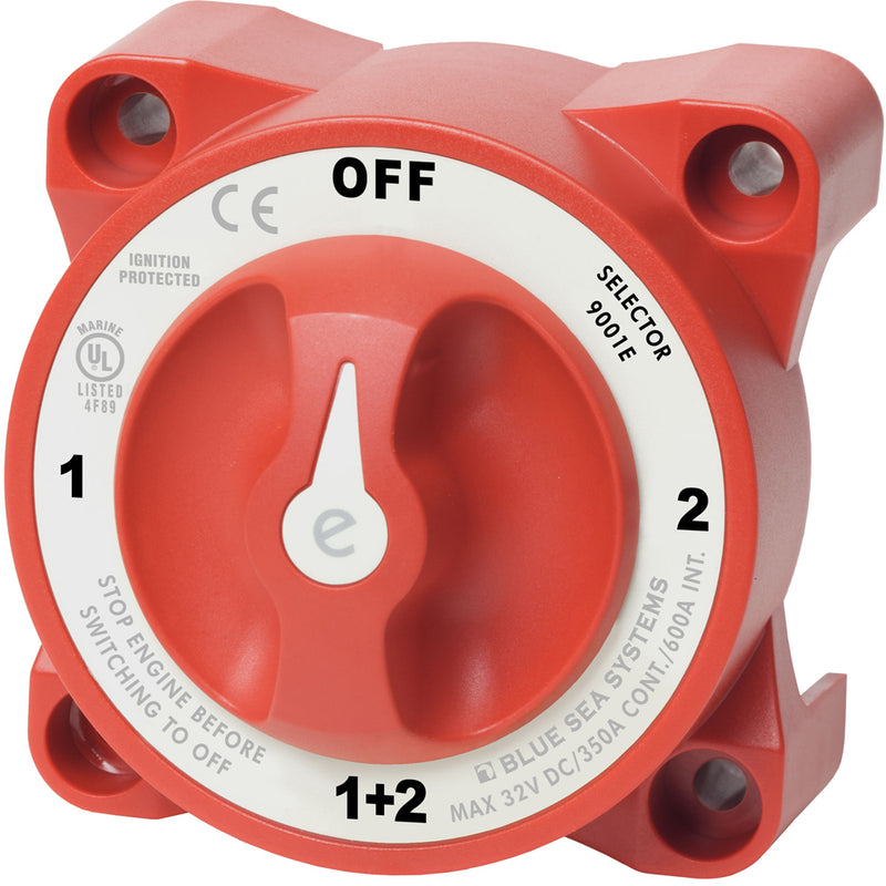 Blue Sea 9001e e-Series Battery Switch Selector [9001E] - Mealey Marine