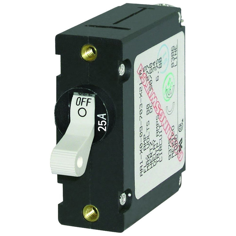 Blue Sea 7218 AC/DC Single Pole Magnetic World Circuit Breaker - 25AMP [7218] - Mealey Marine