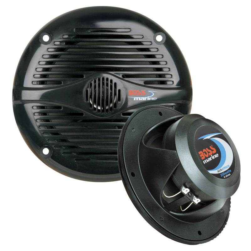 Boss Audio MR50B 5.25" Round Marine Speakers - (Pair) Black [MR50B] - Mealey Marine