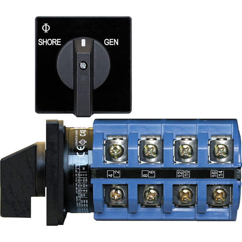 Blue Sea 6337 Switch, AC 120V AC 30A  OFF+2 Position [6337] - Mealey Marine