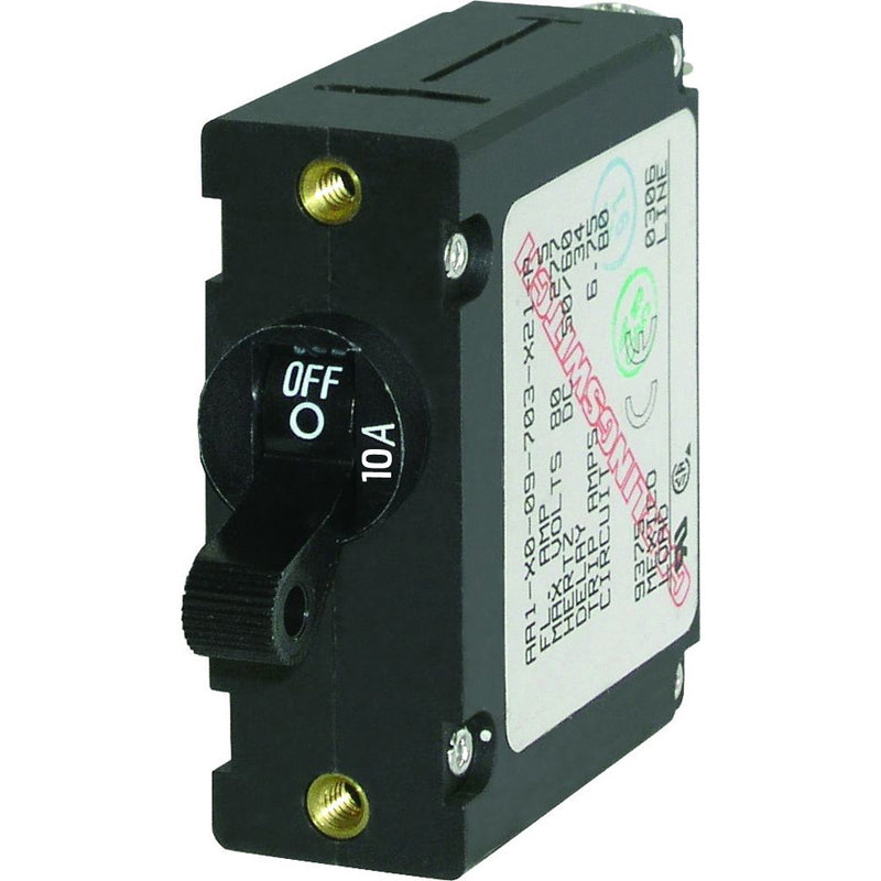 Blue Sea 7204 AC / DC Single Pole Magnetic World Circuit Breaker - 10 Amp [7204] - Mealey Marine