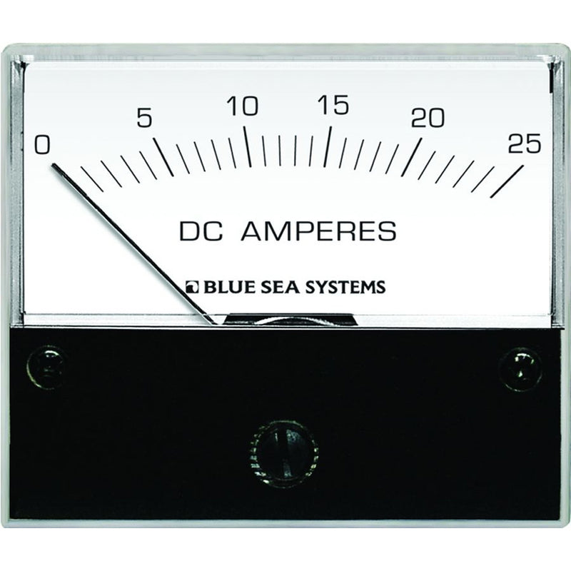 Blue Sea 8005 DC Analog Ammeter - 2-3/4" Face, 0-25 Amperes DC [8005] - Mealey Marine