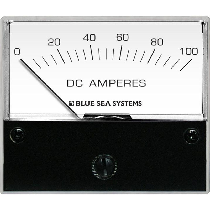 Blue Sea 8017 DC Analog Ammeter - 2-3/4" Face, 0-100 Amperes DC [8017] - Mealey Marine