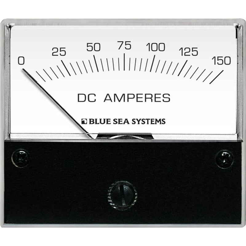 Blue Sea 8018 DC Analog Ammeter - 2-3/4" Face, 0-150 Amperes DC [8018] - Mealey Marine