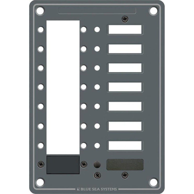 Blue Sea 8087 8 Position DC C-Series Panel - Blank [8087] - Mealey Marine