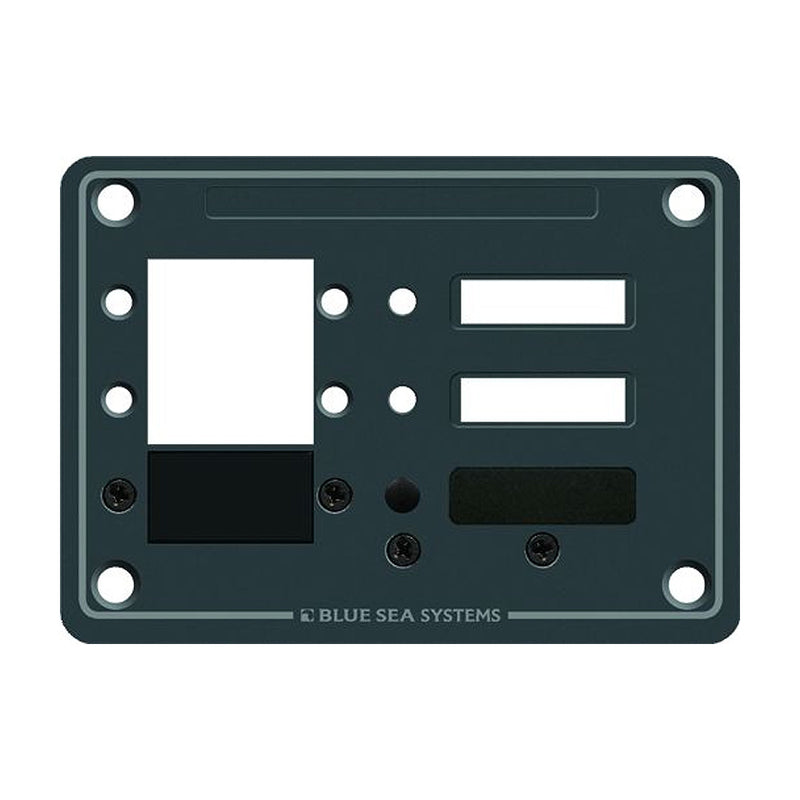 Blue Sea 8088 3 Position DC C-Series Panel - Blank [8088] - Mealey Marine