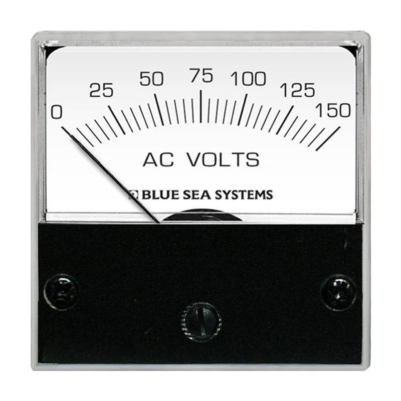 Blue Sea 8244 AC Analog Micro Voltmeter - 2" Face, 0-150 Volts AC [8244] - Mealey Marine