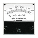 Blue Sea 8245 AC Analog Micro Voltmeter - 2" Face, 0-250 Volts AC [8245] - Mealey Marine