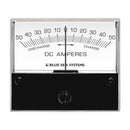 Blue Sea 8252 DC Zero Center Analog Ammeter - 2-3/4" Face, 50-0-50 Amperes DC [8252] - Mealey Marine