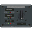 Blue Sea 8366 AC Rotary Switch Panel 30 Ampere 3 Positions + OFF, 2 Pole [8366] - Mealey Marine