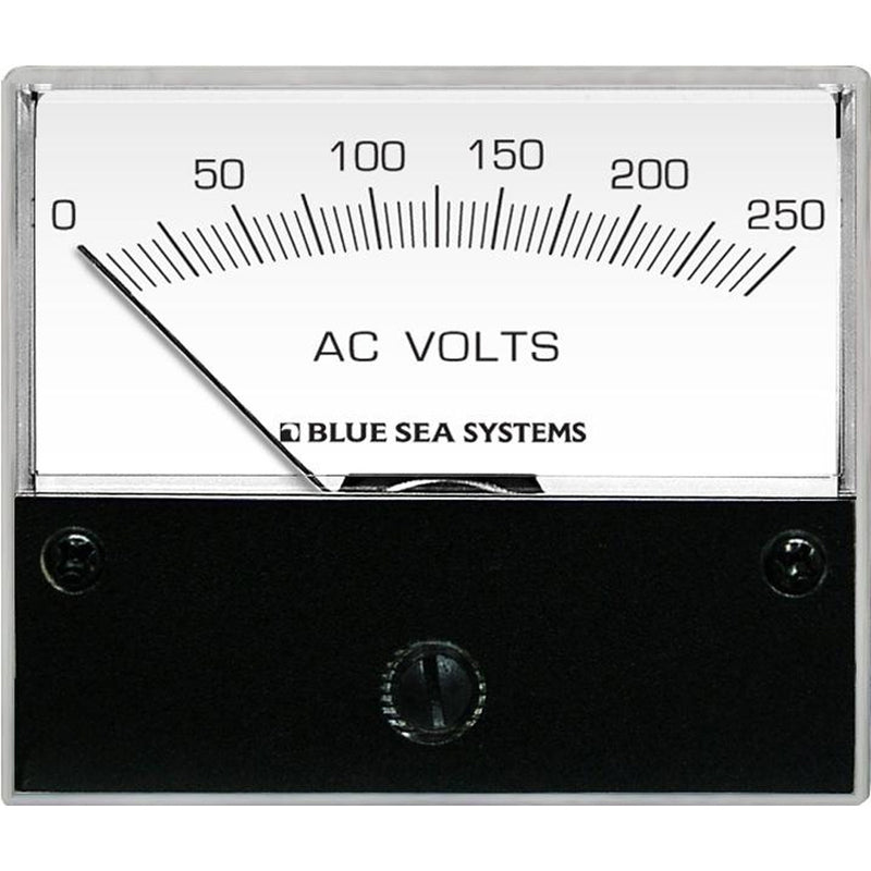 Blue Sea 9354 AC Analog Voltmeter 0-250 Volts AC [9354] - Mealey Marine