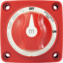 Blue Sea 6006 m-Series (Mini) Battery Switch Single Circuit ON/OFF Red [6006] - Mealey Marine