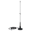 Shakespeare VHF 19" 5218 Black SS Whip Antenna - Magnetic Mount [5218] - Mealey Marine