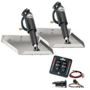 Lenco 12" x 12" Edgemount Trim Tab Kit w/LED Indicator Switch Kit 12V [15110-103] - Mealey Marine