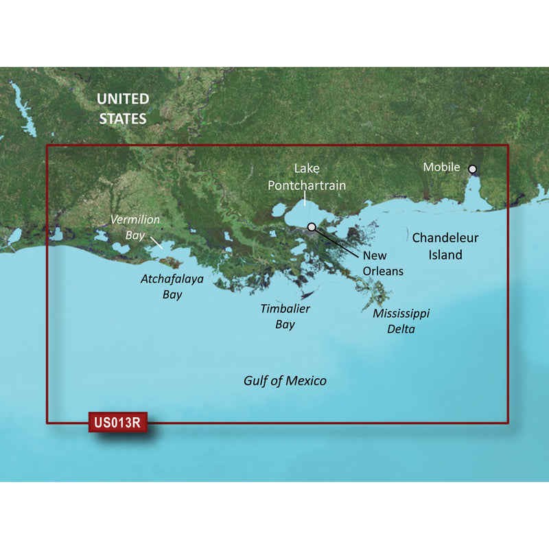 Garmin BlueChart g3 Vision HD - VUS013R - Mobile - Lake Charles - microSD/SD [010-C0714-00] - Mealey Marine