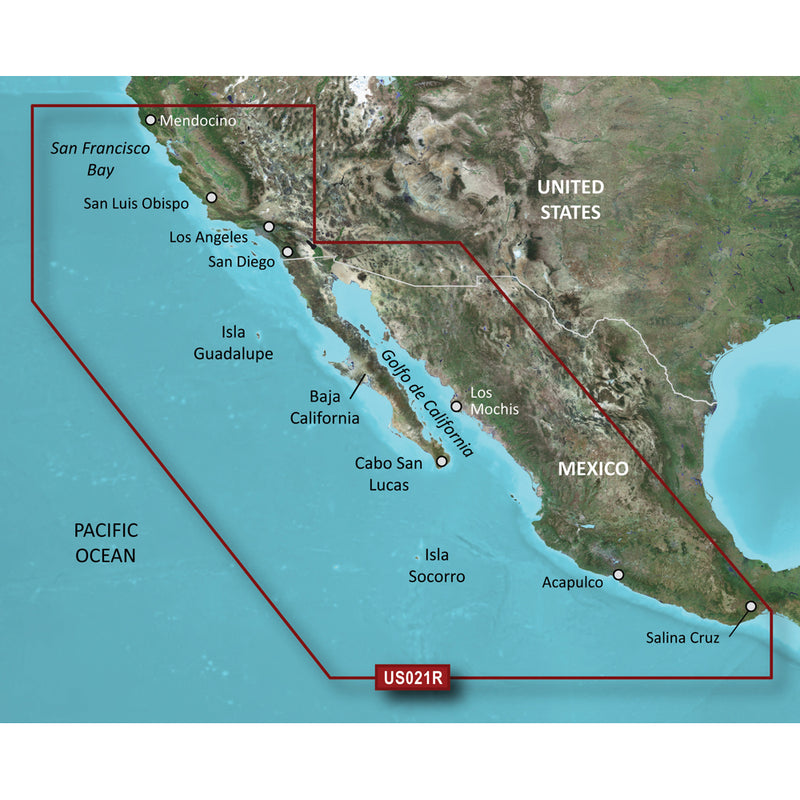 Garmin BlueChart g3 Vision HD - VUS021R - California-Mexico - microSD/SD [010-C0722-00] - Mealey Marine