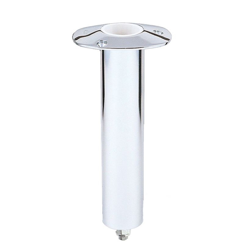 Lee's 0 Degree Stainless Steel Swivel Base Flush Mount Rod Holder - Extra Long Tube 2.25" OD X 14.5" Tube [RH577XL] - Mealey Marine