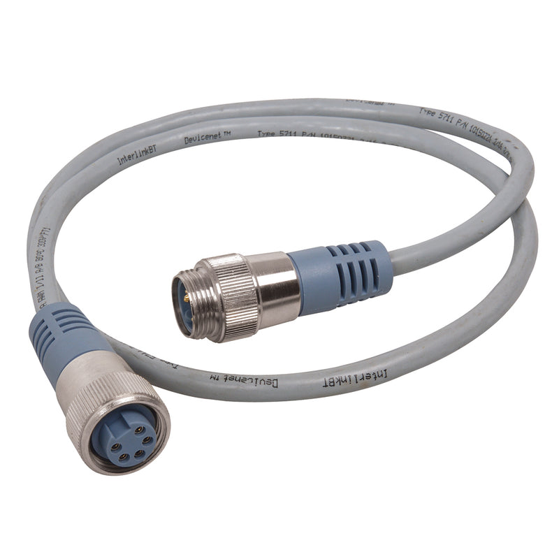 Maretron Mini Double Ended Cordset - Male to Female - 1M - Grey [NM-NG1-NF-01.0] - Mealey Marine