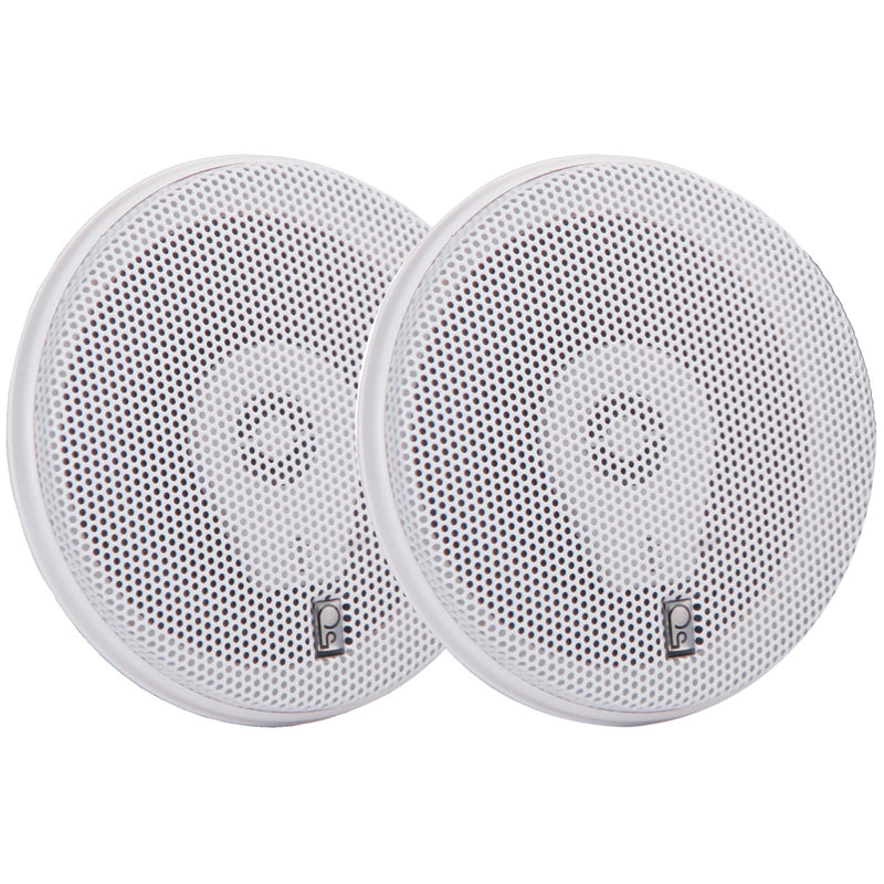 Poly-Planar MA8505W 5" Three-Way Titanium Series Marine Speakers - White [MA8505W] - Mealey Marine