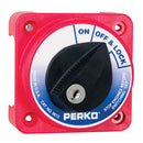 Perko 9612DP Compact Medium Duty Main Battery Disconnect Switch w/Key Lock [9612DP] - Mealey Marine