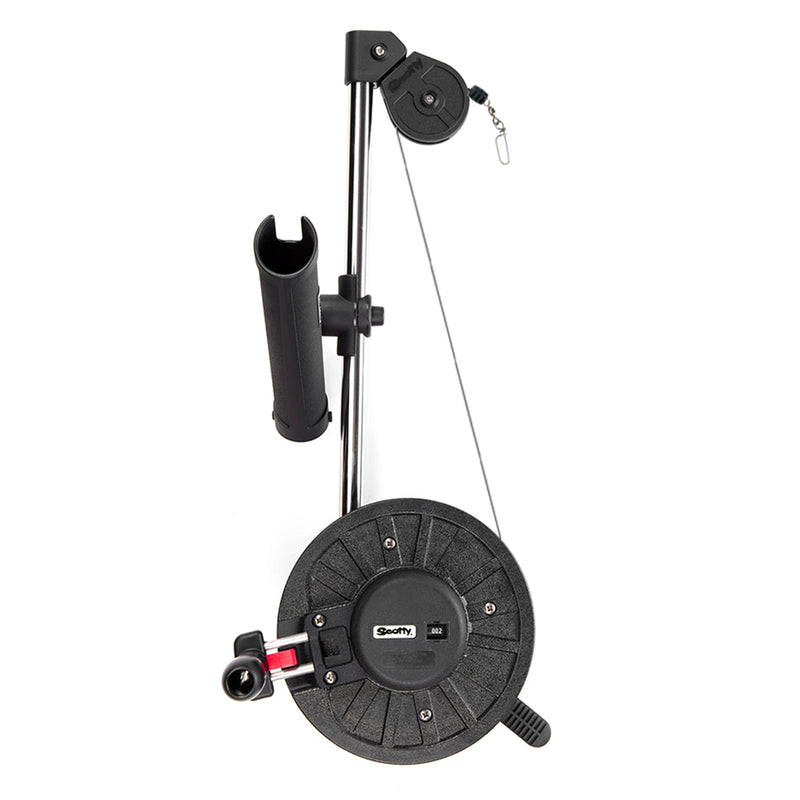 Scotty 1091 Telescoping 60" Longarm Combo Manual Downrigger w/ Swivel Base [1091] - Mealey Marine