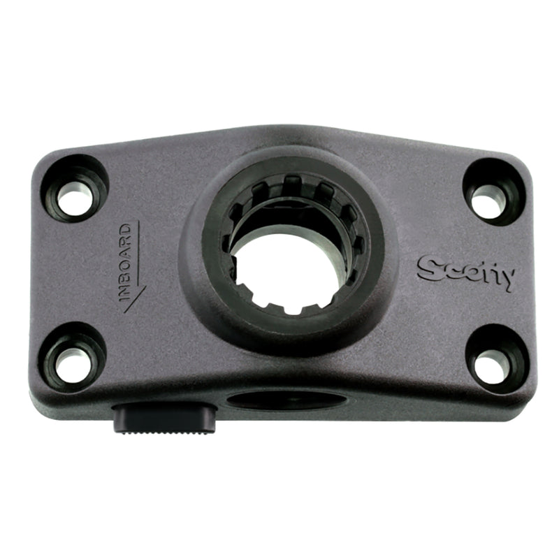 Scotty 241 Locking Combination Side or Deck Mount - Black [241L-BK] - Mealey Marine