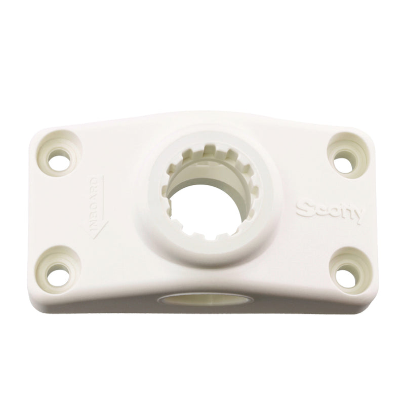 Scotty Combination Side / Deck Mount - White [241-WH] - Mealey Marine