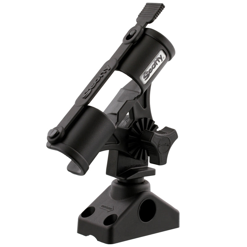 Scotty Fly Rod Holder w/241 Side/Deck Mount [265] - Mealey Marine