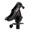 Scotty 281 Bait Caster/Spinning Rod Holder w/244 Flush Deck Mount - Black [281-BK] - Mealey Marine